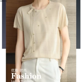 ÁO LEN DỆT KIM THỜI TRANG NỮ THOÁNG KHÍ  -sỉ 120k