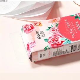 THÙNG 1O BỊCH GIẤY RÚT TREO TƯỜNG HOA HỒNG SIPIAO-sỉ 159k