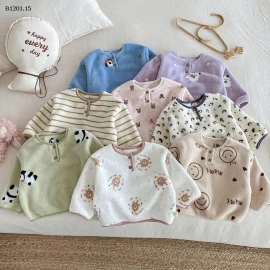 BỘ NGỦ LÔNG CỪU CHO BÉ - sỉ 165k