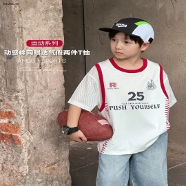 ÁO PHÔNG TAY LƯỚI CHO BÉ TRAI HÃNG AMBB -Giá sỉ  sz 90-150: 148k sz 160: 157k sz 170: 169k 