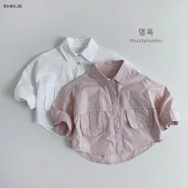 ÁO SƠ MI MUZIYOUYOU CHO BÉ - sỉ 175k