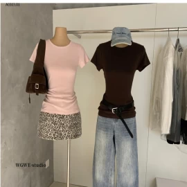 ÁO THUN CỘC TAY W.G.W.E - sỉ 170k