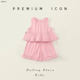 Set bộ hồng sát nácg bé gái nhà Premium-Giá sỉ 170k