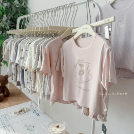 BỘ MẶC NHÀ CHO BÉ-Giá sỉ size 90-120: 126k               Size 130-160: 158k