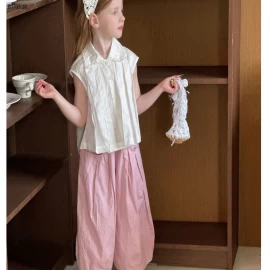 SƠ MI SÁT NÁCH MIX QUẦN BOM HỒNG-Giá sỉ áo 163k, quần 150k