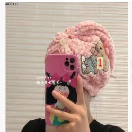 KHĂN QUẤN SAU GỘI ĐẦU - sỉ 80k/set 2c chọn màu