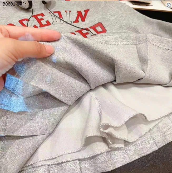 SET ÁO NỈ + CHÂN VÁY BÉ GÁI -sỉ 183k