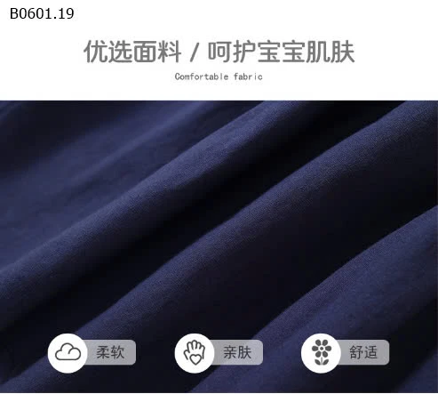 Váy baby doll kiểu Pháp Cổ Thêu Thỏ Thu Đông-sỉ 142k