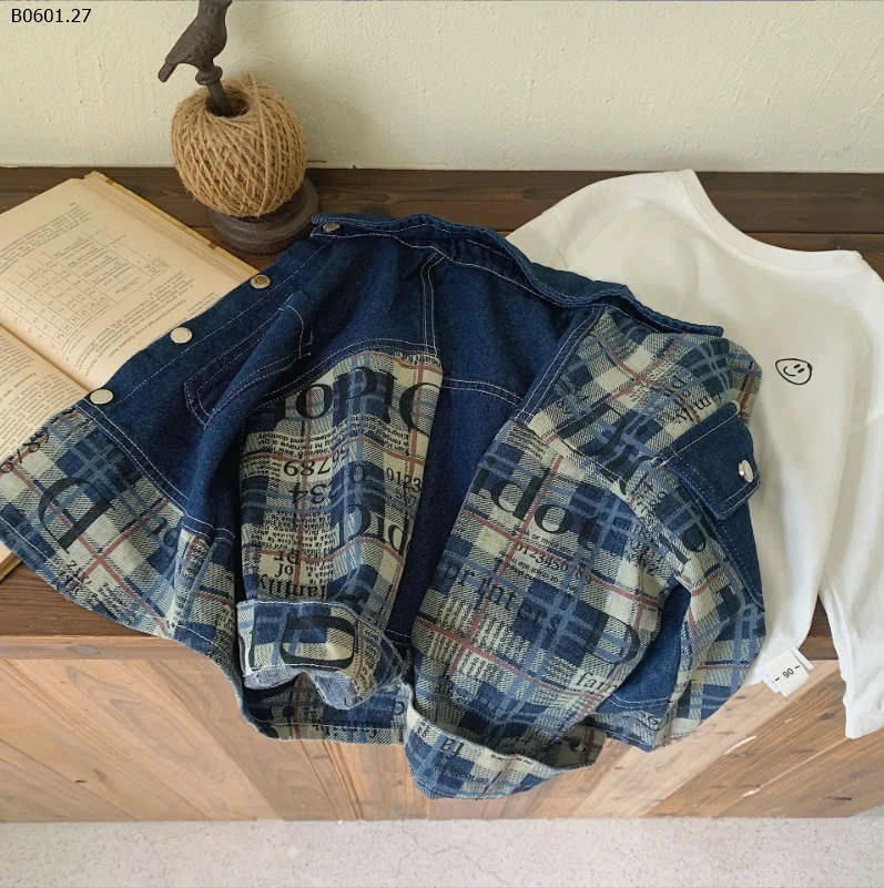 ÁO KHOÁC JEAN DENIM HỌA TIẾT-sỉ 170k