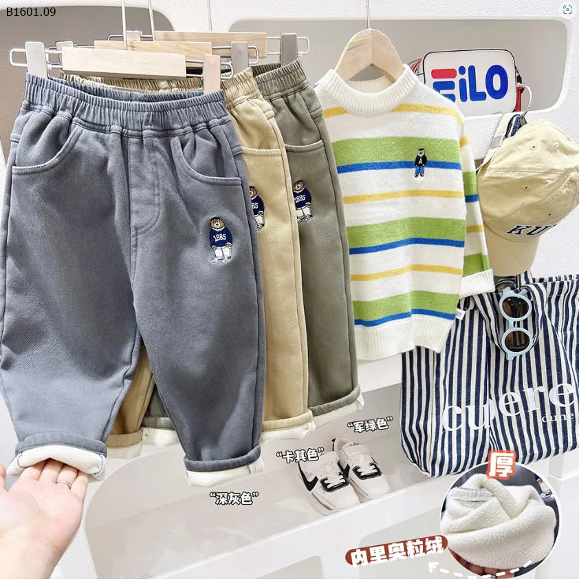 QUẦN KAKI NHÀ KACADY LÓT LÔNG-sỉ 160k