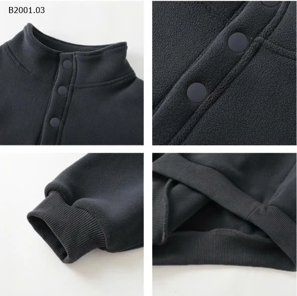 ÁO NỈ LÔNG CỪU CỔ ĐỨNG-sỉ 122k