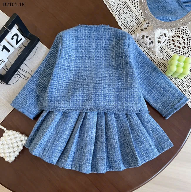 SET DẠ  TWEED  CHO BÉ GÁI -sỉ 250k