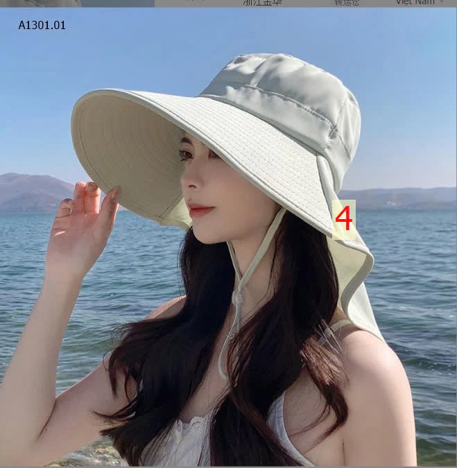 MŨ CHỐNG NẮNG NỮ-sỉ 75k