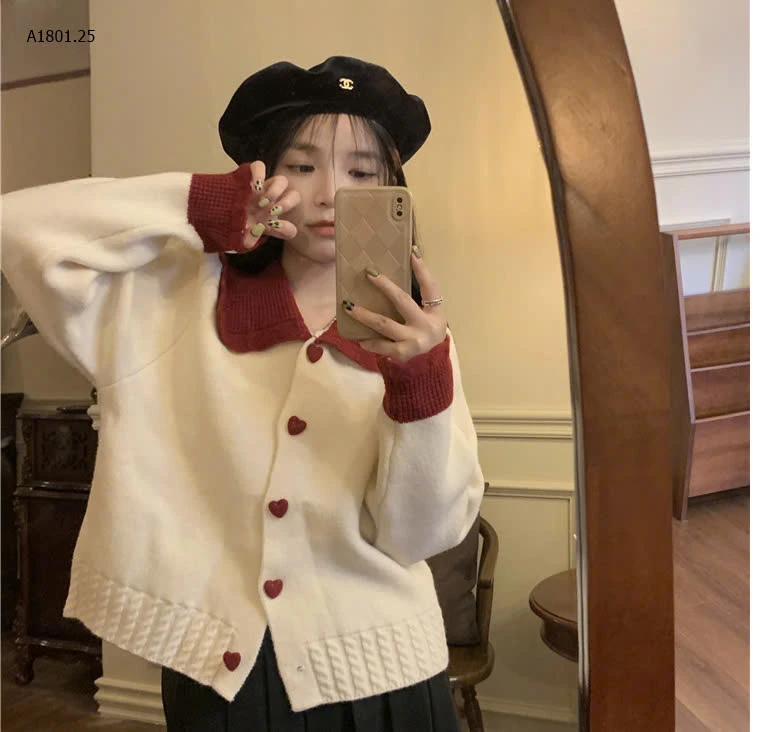 ÁO LEN CỔ BÚP BÊ-sỉ 138k