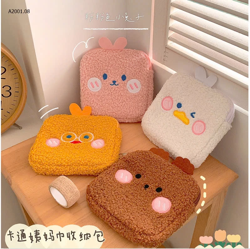 VÍ ĐỰNG BVS-sỉ 57k/set 2c chọn màu