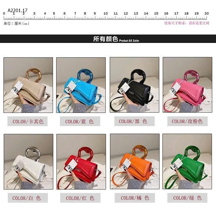 TÚI ĐEO CHÉO Z.R MÀU NEON-sỉ 165k