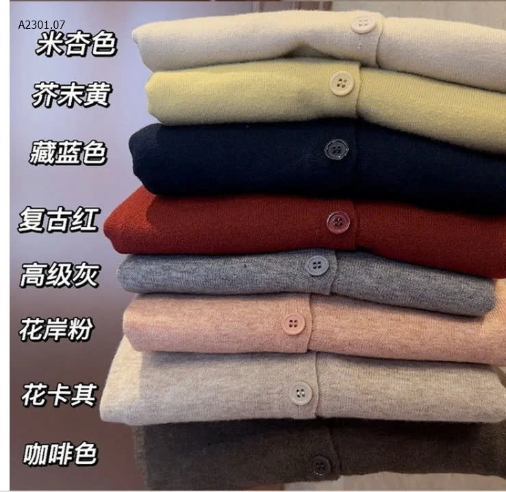 ÁO LEN CARDIGAN MỎNG sỉ 94k