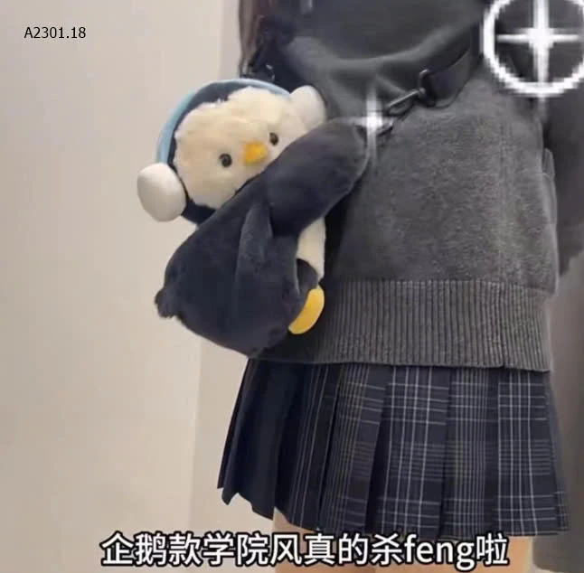 TÚI ĐEO HÌNH CHIM CÁNH CỤT VÀ CỪU XINH-sỉ 90k