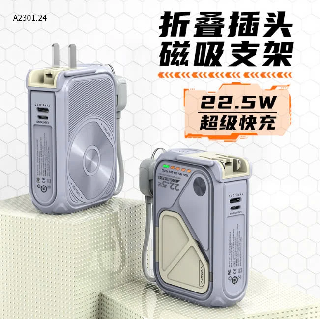 SẠC DỰ PHÒNG KHÔNG DÂY TỪ TÍNH G35 10000MAH-sỉ 345k