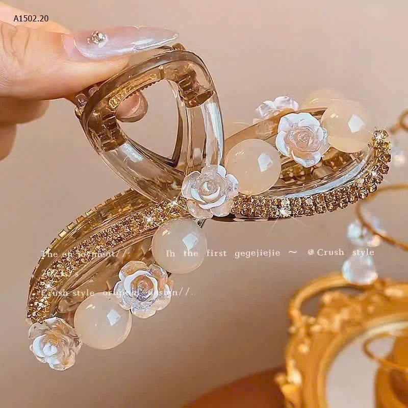 SET 2 KẸP TÓC SANG CHẢNH  - sỉ 34k/set 2c mix mẫu 