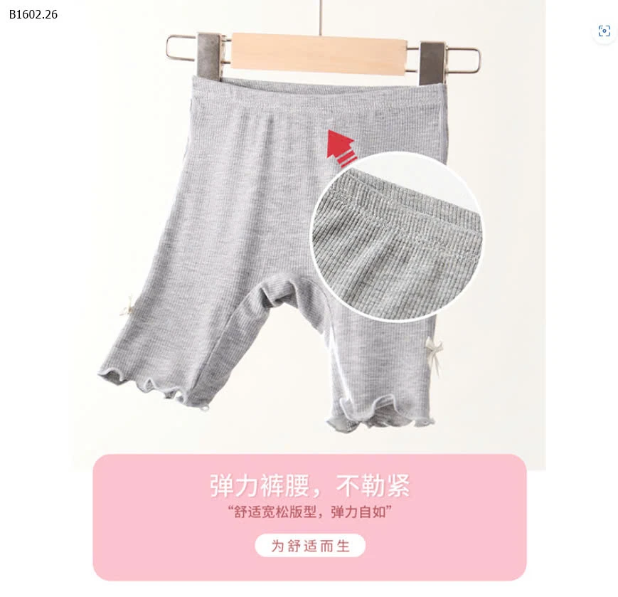 QUẦN ĐÙI GẮN NƠ BÉ GÁI-Sỉ 48k/ 1 chiếc