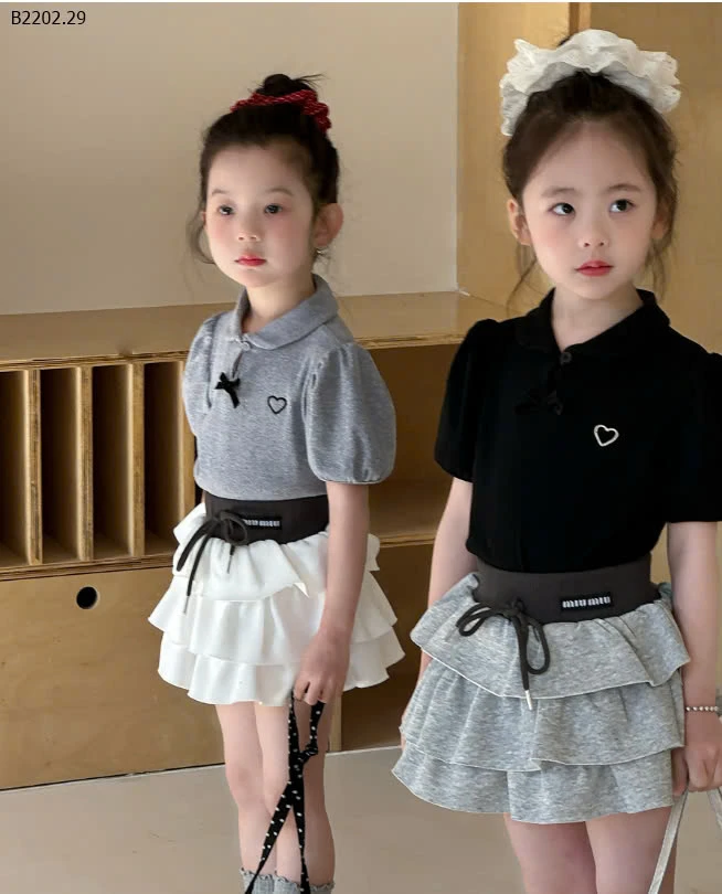 ÁO THUN CỔ SEN TAY BỒNG-sỉ 129k