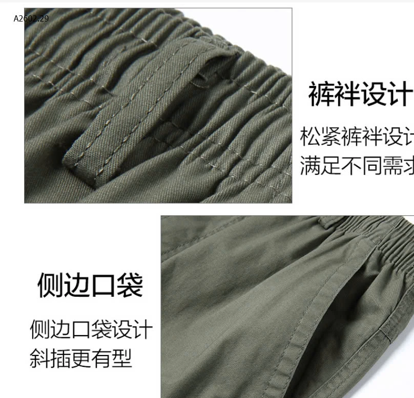 QUẦN  SHORT KAKI NAM DÁNG LỬNG -sỉ 132k