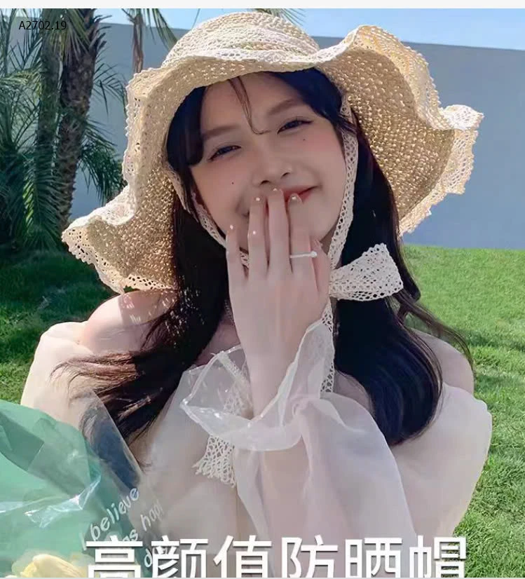 MŨ CÓI VIỀN REN -sỉ 50k