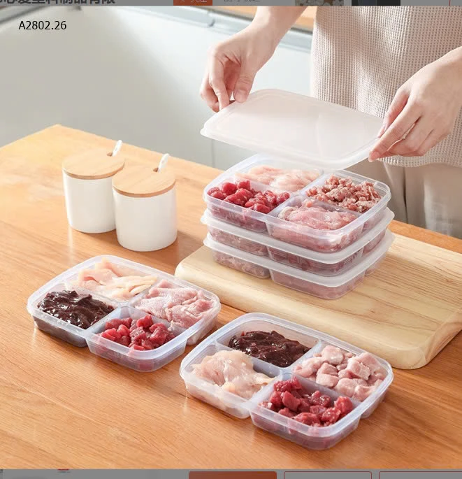 SET 5 HỘP ĐỰNG CHIA NGĂN-sỉ 85k/set 5c