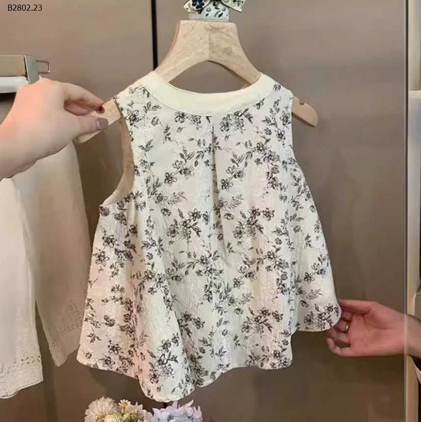 ÁO HOA SÁT NÁCH PHỐI QUẦN CHO BÉ-sỉ 154k