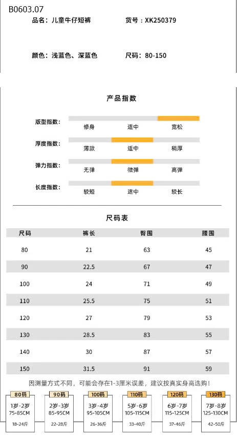 QUẦN SOOC JEANS -sỉ 143k