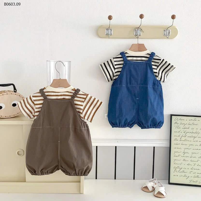 SET ÁO KẺ MIX QUẦN YẾM -sỉ 218k