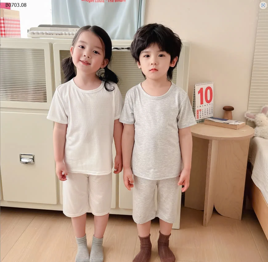 Bộ thông hơi mặc nhà cho bé -sỉ 121k
