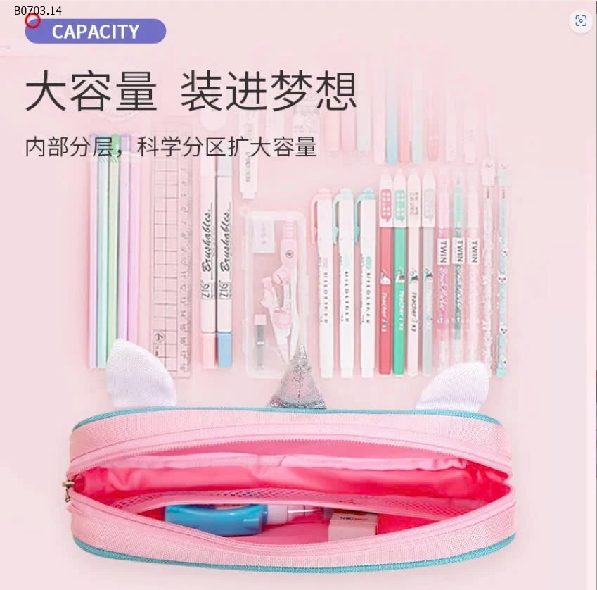 HỘP BÚT HOẠT HÌNH CHO BÉ-sỉ 82k