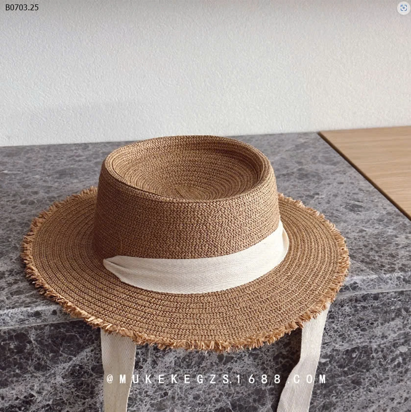 Mũ cói vành tròn cho bé -sỉ 107k
