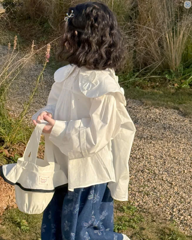 ÁO SƠ MI CỔ SEN BG-sỉ 224k