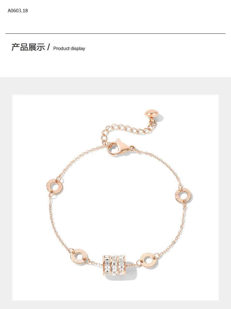 VÒNG TAY CHARM TRÒN DODO.GOGO-sỉ 115k