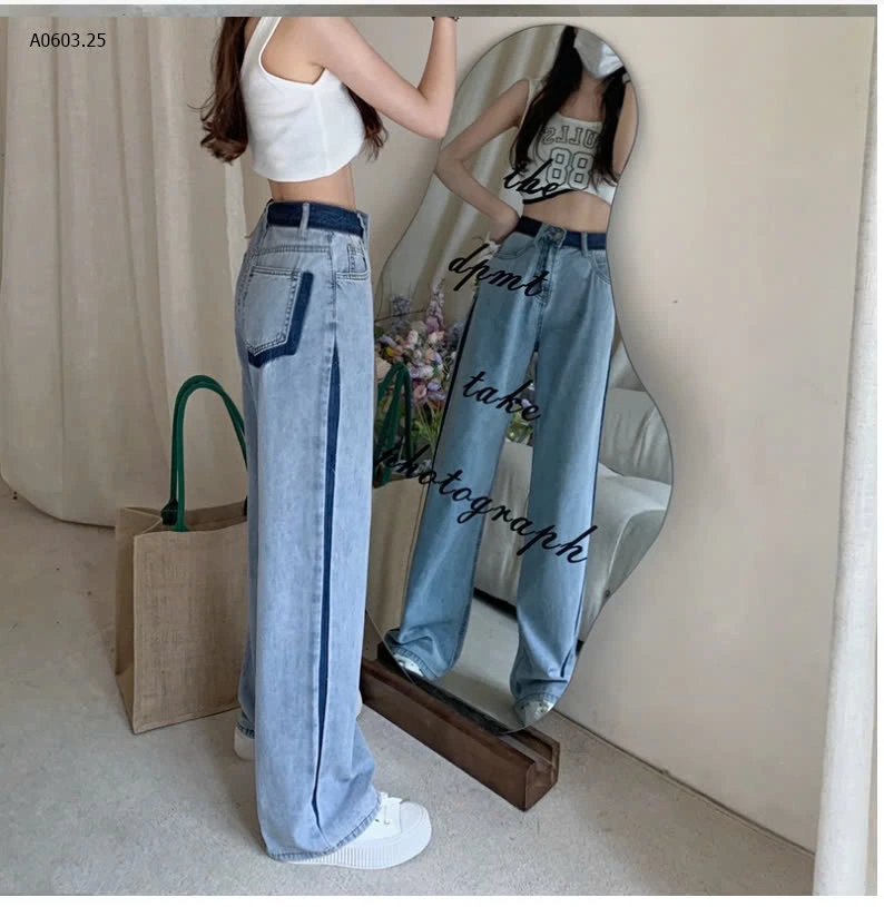 QUẦN JEAN ỐNG RỘNG NỮ-sỉ 138k