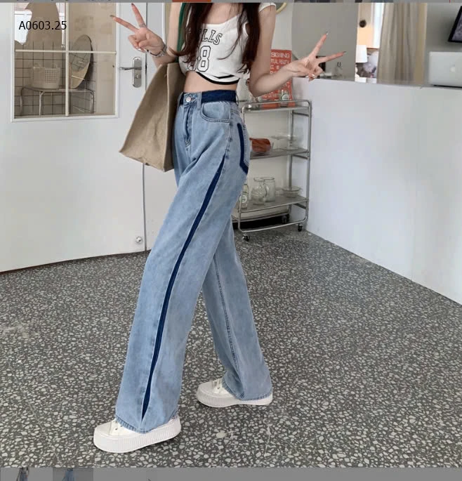 QUẦN JEAN ỐNG RỘNG NỮ-sỉ 138k