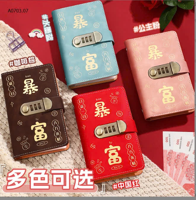 VÍ ĐỰNG TIỀN CÓ KHÓA MẬT KHẨU-sỉ 71k