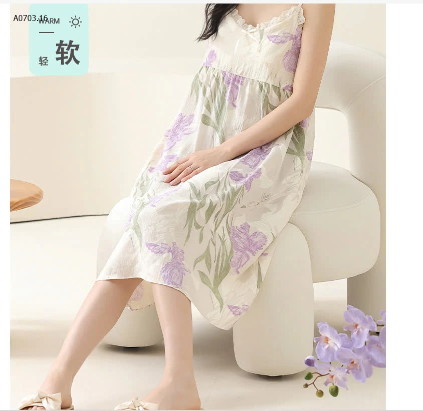 VÁY NGỦ HAI DÂY KÈM BRA-sỉ 145k