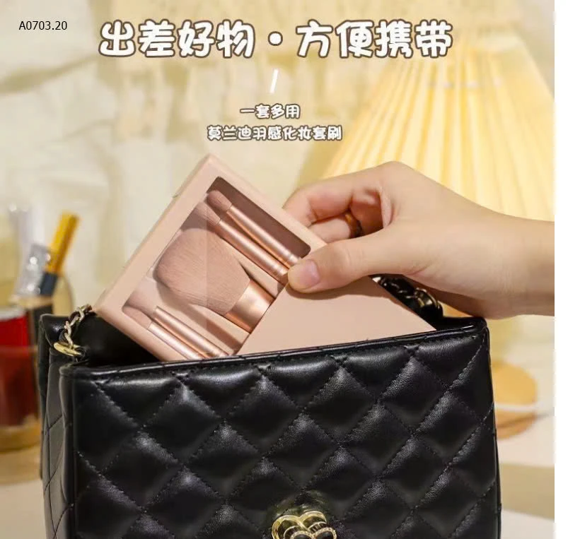 Set cọ 5 cây đủ từ cọ nền, má hồng, môi, mắt, -sỉ 50/set 