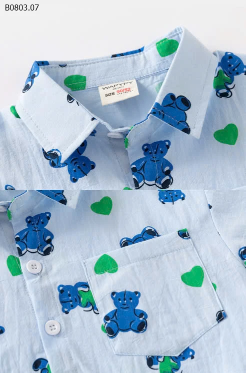 Bộ bé trai mẫu  mới WAPPY-sỉ 140k