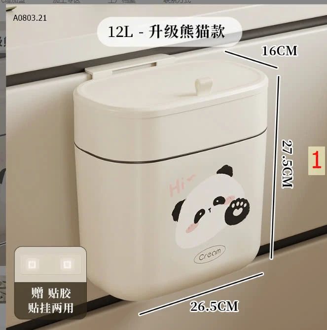 THÙNG RÁC KẸP CÁNH TỦ-sỉ 95k