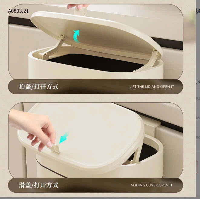 THÙNG RÁC KẸP CÁNH TỦ-sỉ 95k