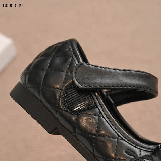 GIÀY BÚP BÊ TRẦN TRÁM THÊU NƠ-sỉ Sz 26-30 : 132k            Sz 31-36 : 142k