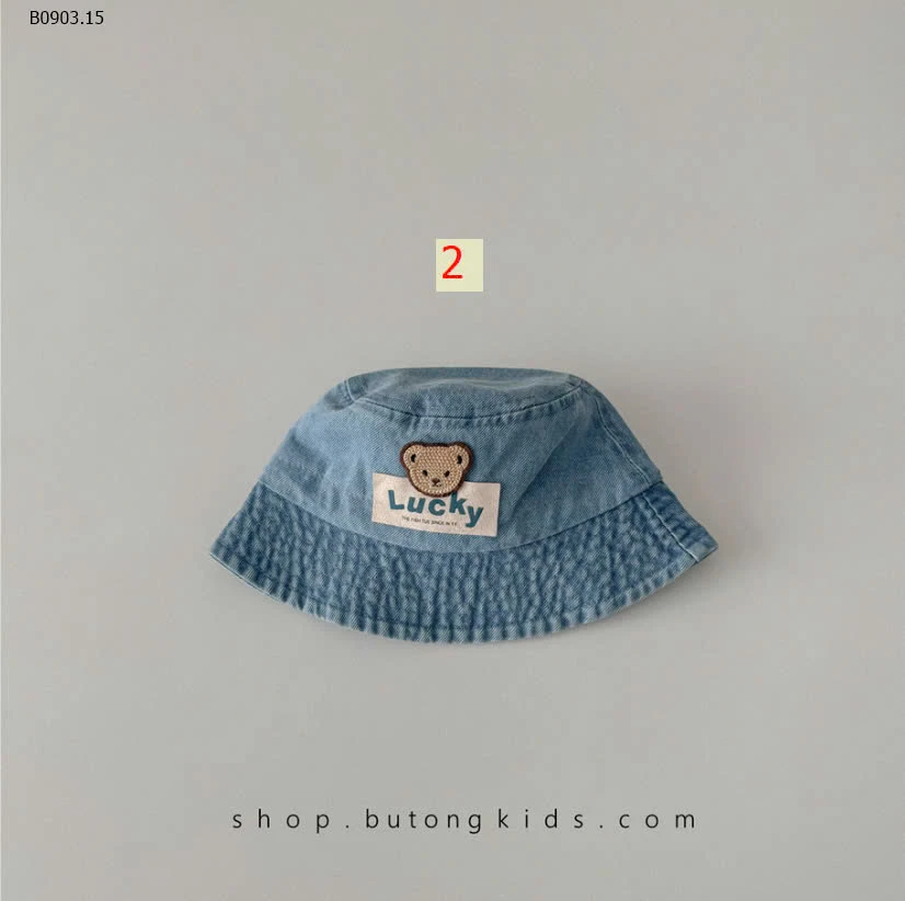 MŨ JEAN VÀNH TRÒN CHO BÉ-sỉ 94k