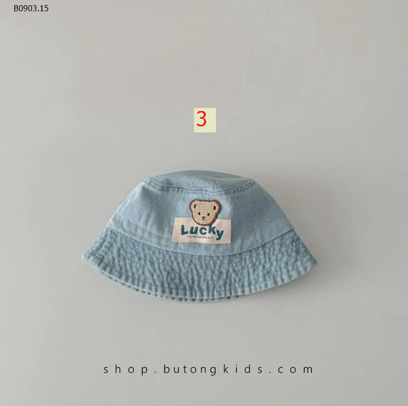 MŨ JEAN VÀNH TRÒN CHO BÉ-sỉ 94k