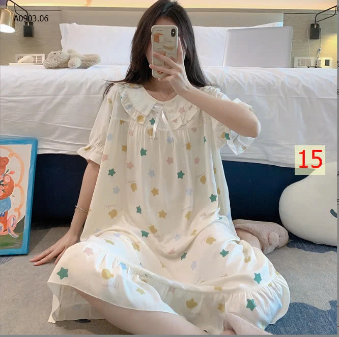 VÁY NGỦ HỌA TIẾT NỮ-sỉ 110k