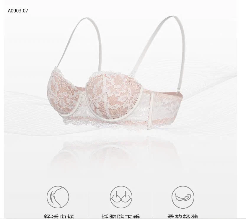 ÁO LÓT REN CÚP NGỰC QUẢ NGANG, CÓ GỌNG ĐỆM MỎNG-sỉ 77k